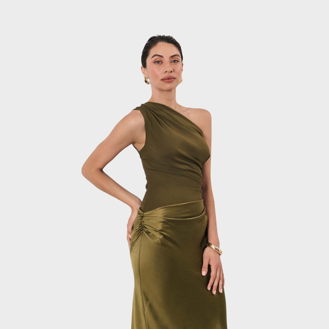 Aurora | Elegante Vestido de Un Solo Hombro