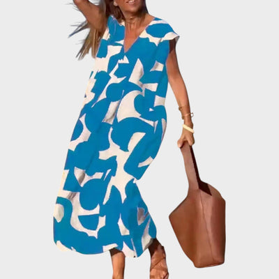 Mebelle | Vestido con cuello en V