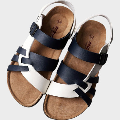 Cecília | Sandalias de piel ortopédicas ajustables