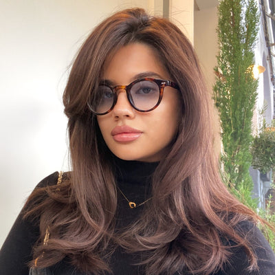 Verónica - Gafas Tartaruga Azul