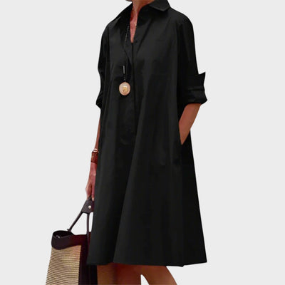 Télia | Vestido Camisero Arremolinado