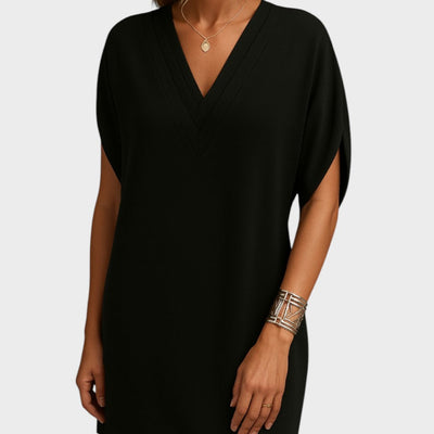 Elena | Elegante Vestido Con Cuello En V