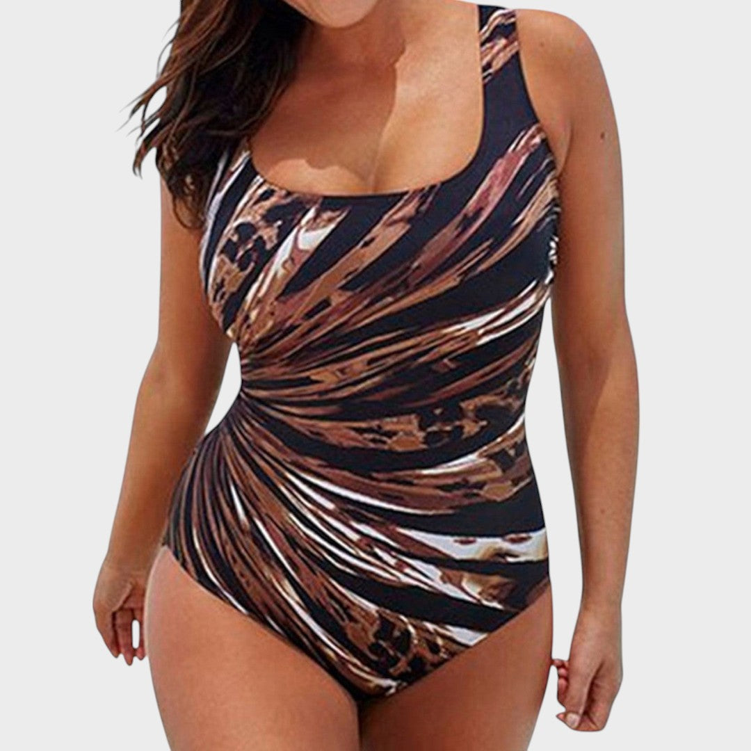 Rita | Traje De Baño De Rayas