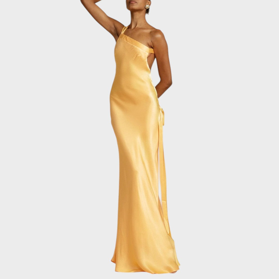 Muriel | Vestido Largo De Satén