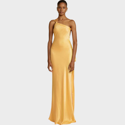 Muriel | Vestido Largo De Satén