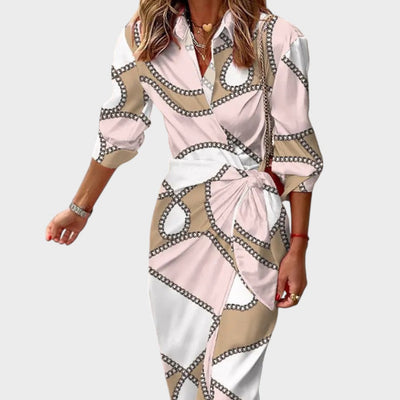 Tina | Vestido largo cruzado