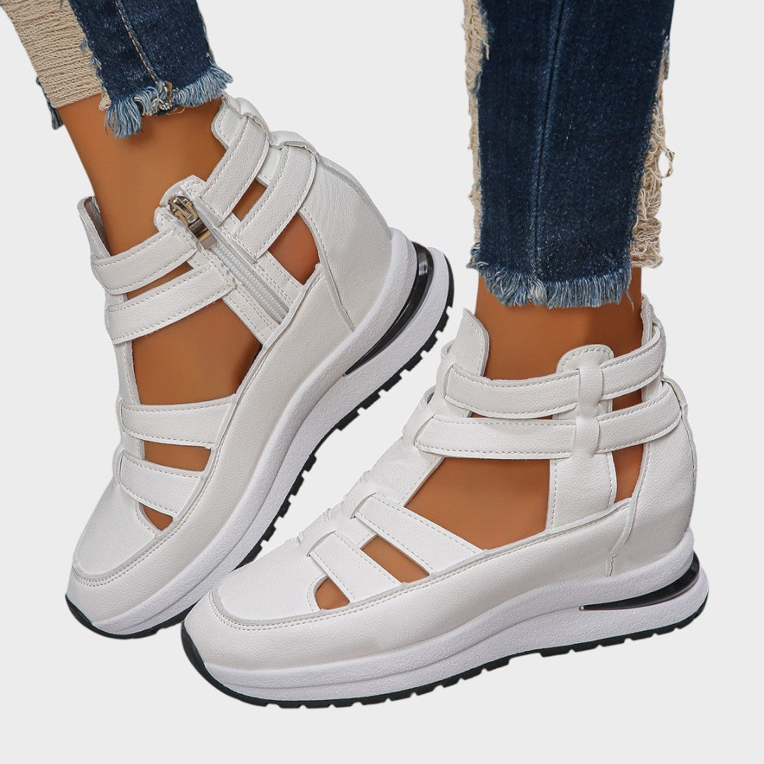 Isabel | Elegantes Sandalias Con Cremallera Lateral