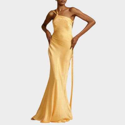 Muriel | Vestido Largo De Satén