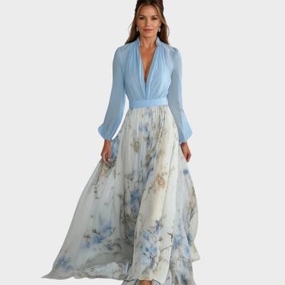 Helena | Maxivestido con deslumbrante estampado floral