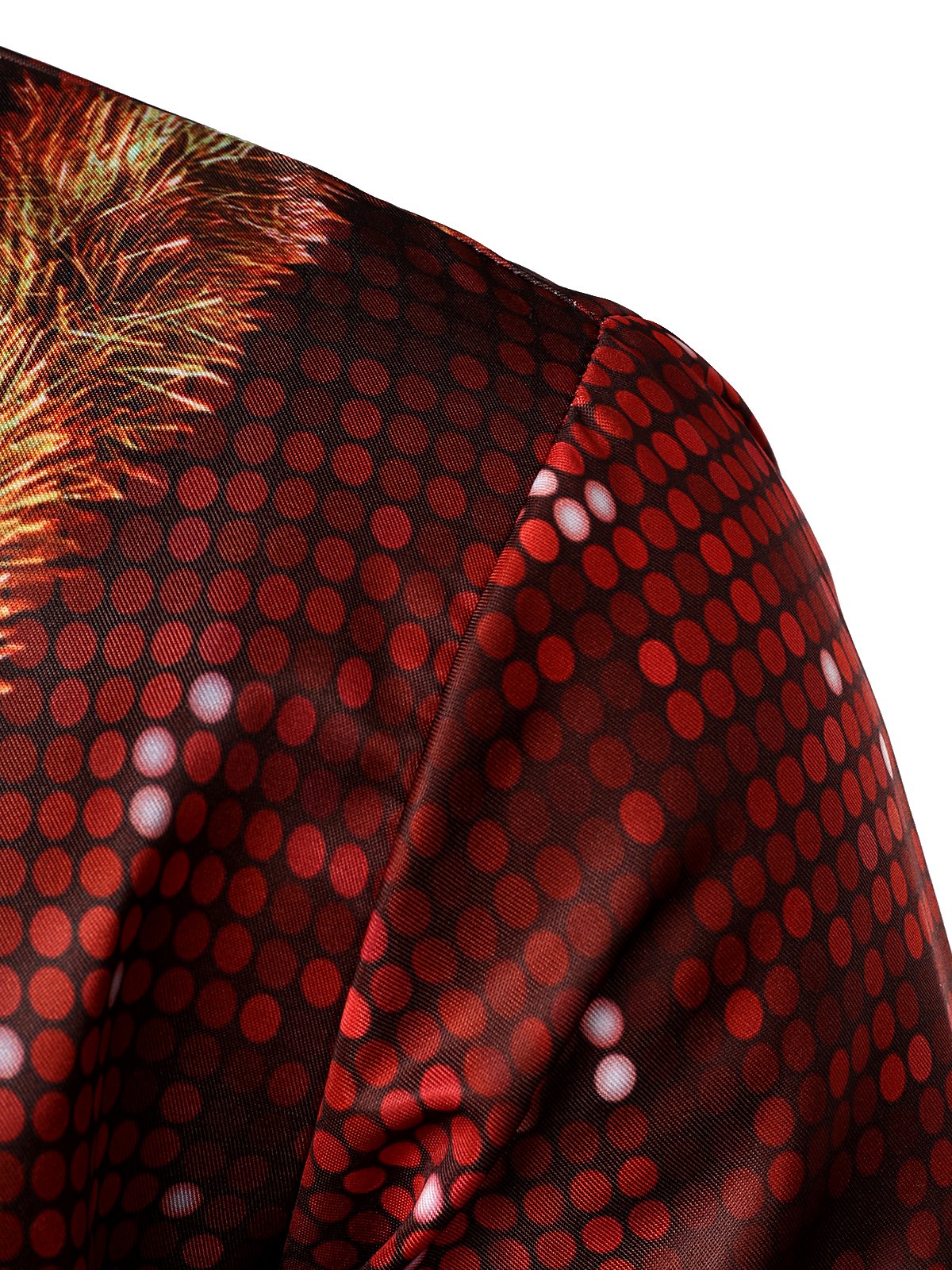 Camisa de manga larga para hombre con tema navideño divertido y botones