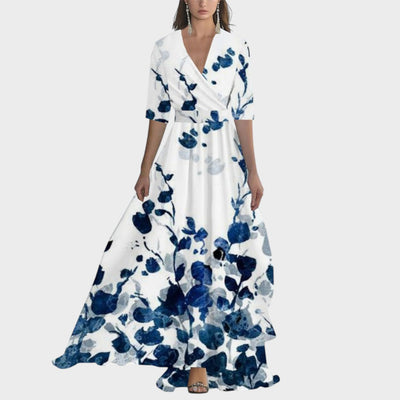 Helena | Maxivestido con deslumbrante estampado floral