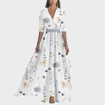 Helena | Maxivestido con deslumbrante estampado floral