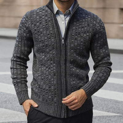 Jean - Cárdigan Con Cremallera y Bolsillos, Ideal para Otoño 2025