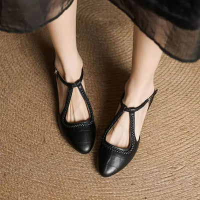 Zevora sandalias con correa en T