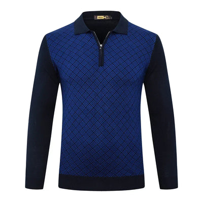 Michel | Suéter de Rayas Elástico y Cálido para Otoño e Invierno