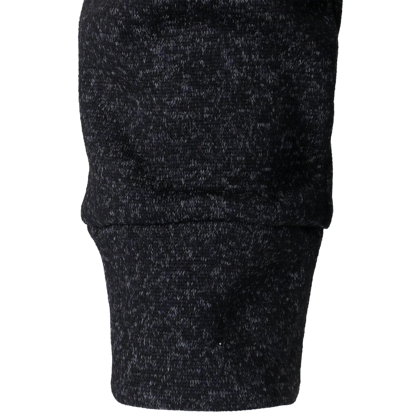 Henri – Abrigo de Punto Rayado con Cuello Alto y Cierre de Cremallera