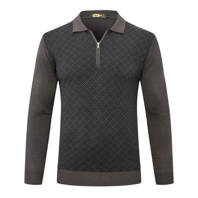 Michel | Suéter de Rayas Elástico y Cálido para Otoño e Invierno