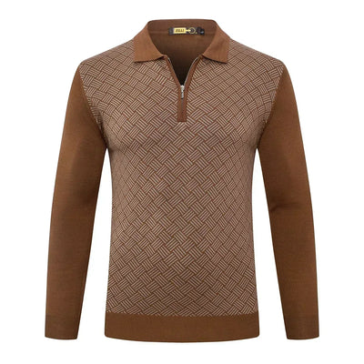 Michel | Suéter de Rayas Elástico y Cálido para Otoño e Invierno