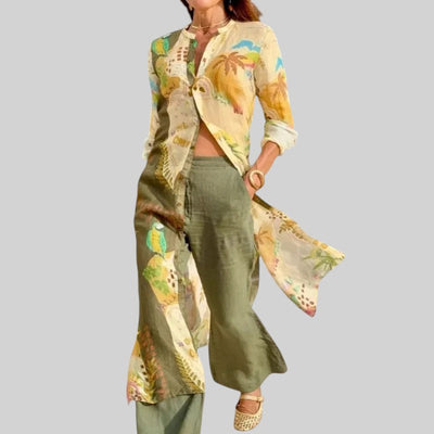 Conjunto Anabela Linnen Tropical