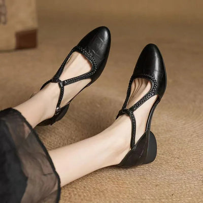 Zevora sandalias con correa en T