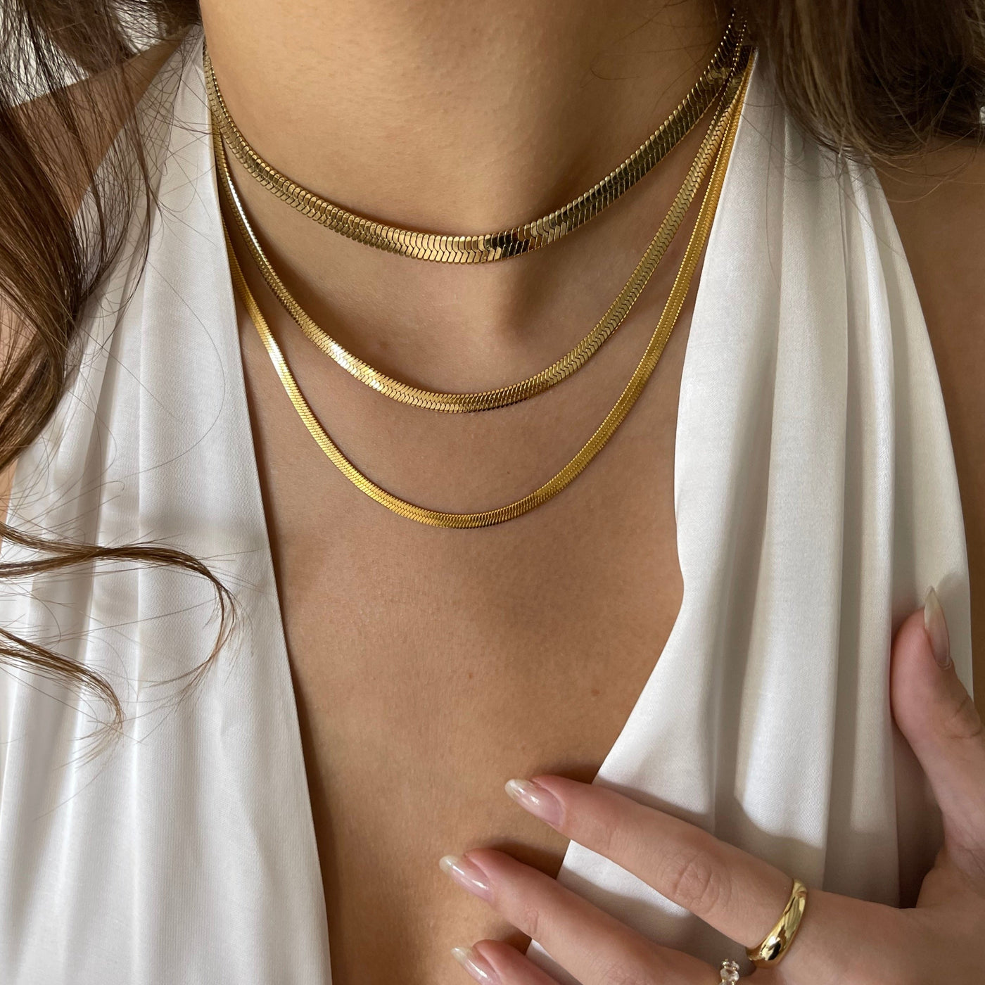 Collar Serpiente Brillante