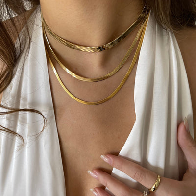 Collar Serpiente Brillante