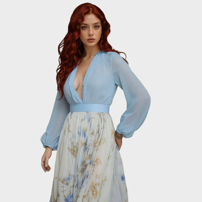 Helena | Maxivestido con deslumbrante estampado floral