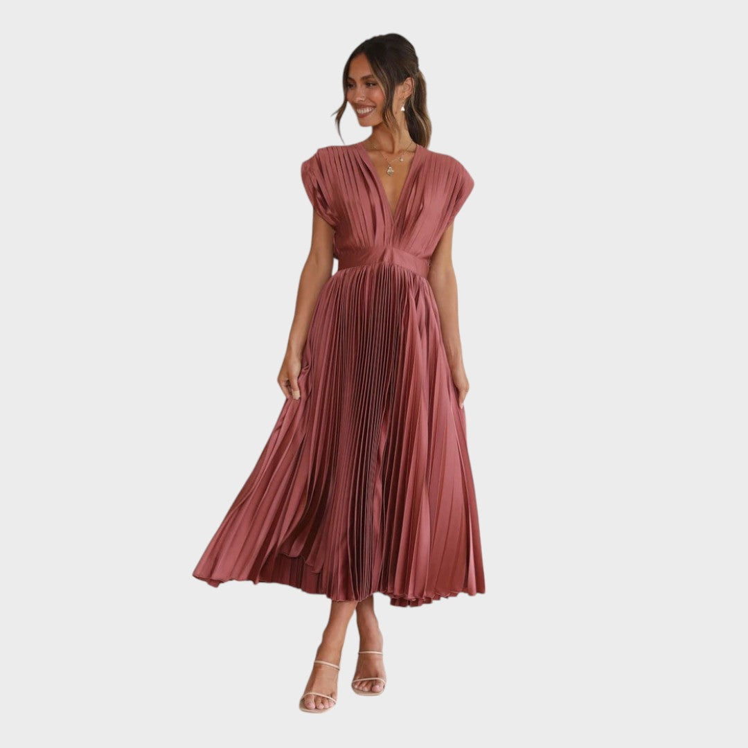 Liora | Elegante Vestido Plisado