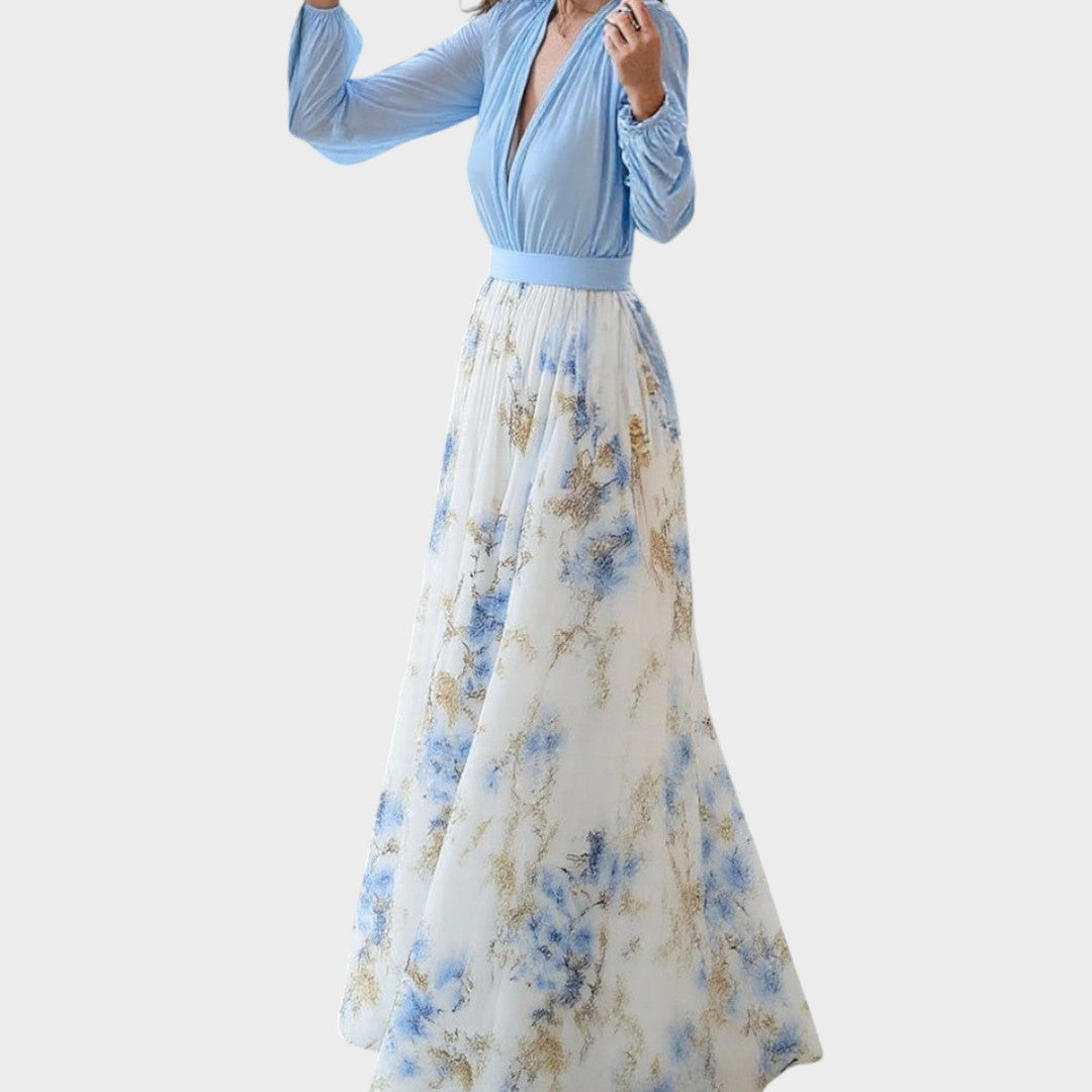 Helena | Maxivestido con deslumbrante estampado floral