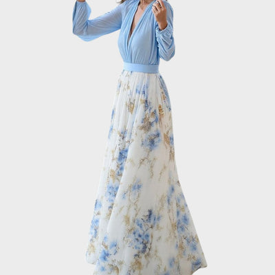 Helena | Maxivestido con deslumbrante estampado floral