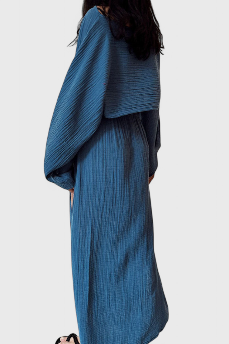 Conjunto Martha con Falda de Abertura Alta