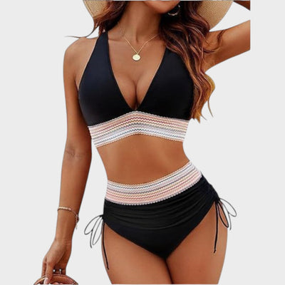 Celeste | Conjunto De Bikini Con Cintura Alta