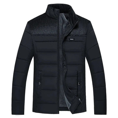 Chaqueta de Invierno Clásica con Forro de Polar Cálido – Elegante y Confortable