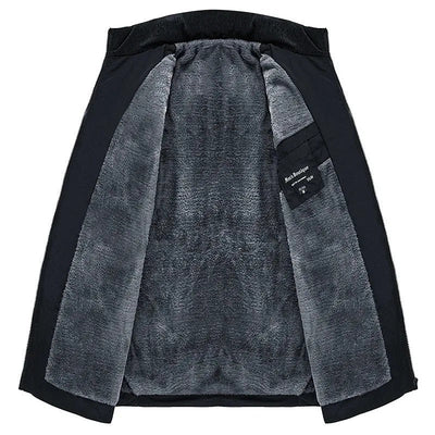 Chaqueta de Invierno Clásica con Forro de Polar Cálido – Elegante y Confortable