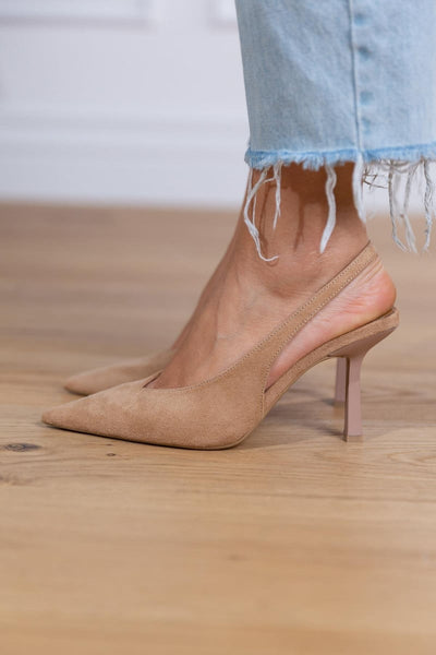 Alma™ | Zapatos slingback nude elegantes
