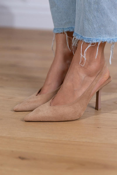Alma™ | Zapatos slingback nude elegantes